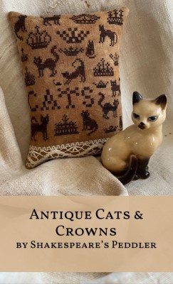 Antique Cats & Crowns